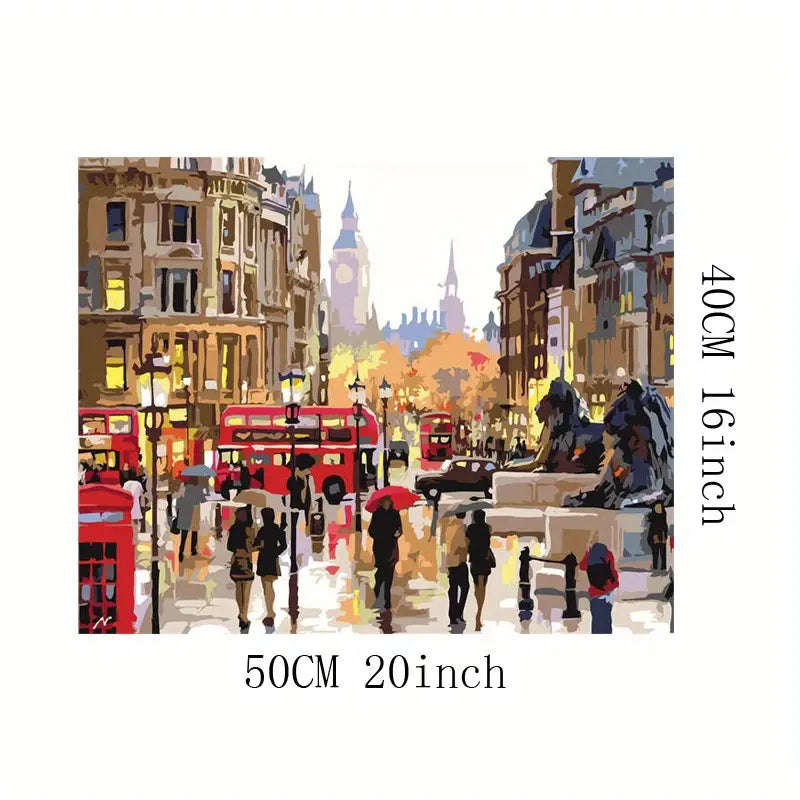 PAINT BY NUMBERS - Paris scene 2