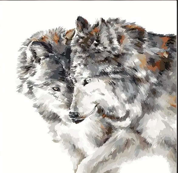 PAINT BY NUMBERS - Wolves