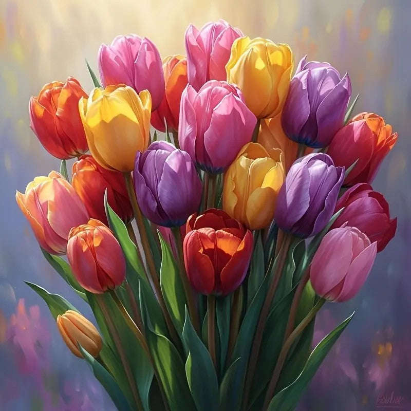 Colourful flowers