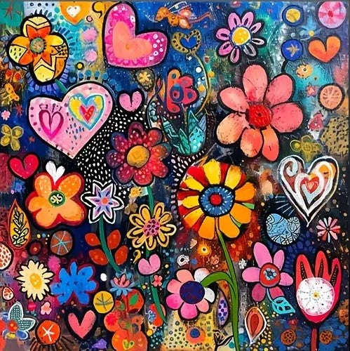 Bright flowers