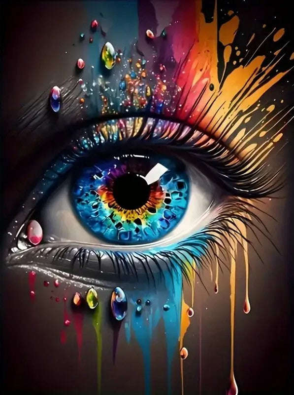 Colourful eye