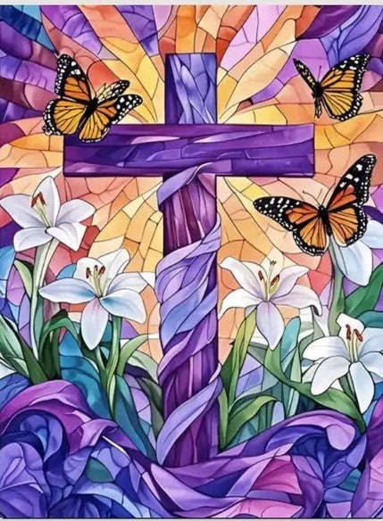 Purple cross