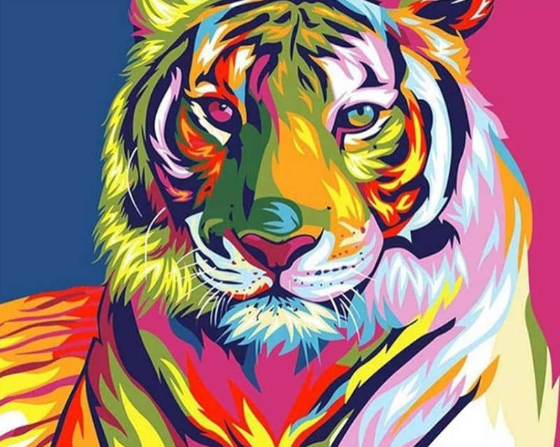 Colourful tiger