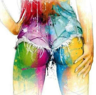 Colourful Shorts 40x40cm