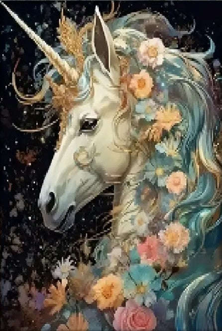 PAINT BY NUMBERS - Unicorn design