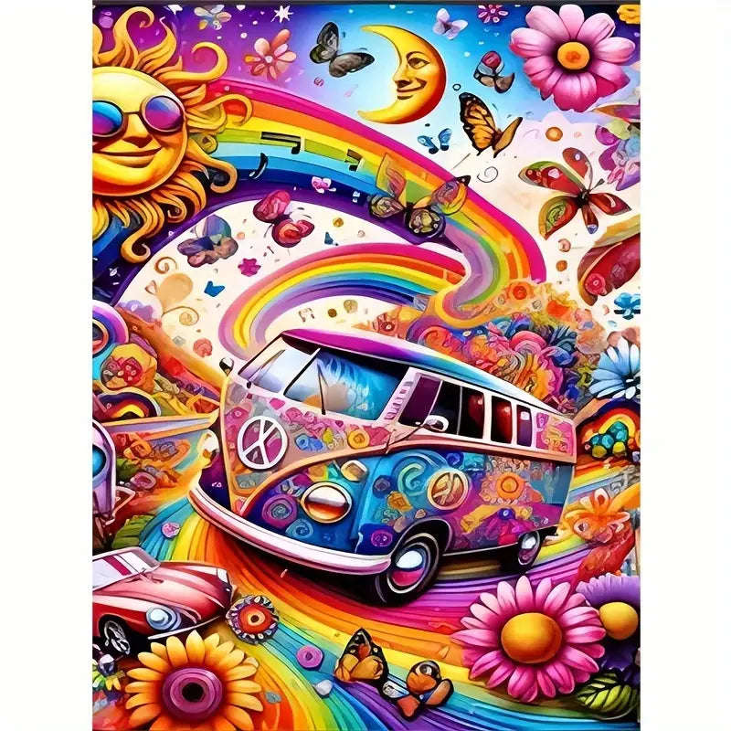 Hippie van
