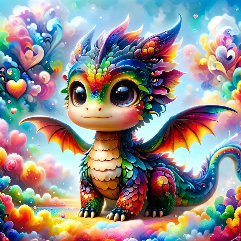 Dragon in colour
