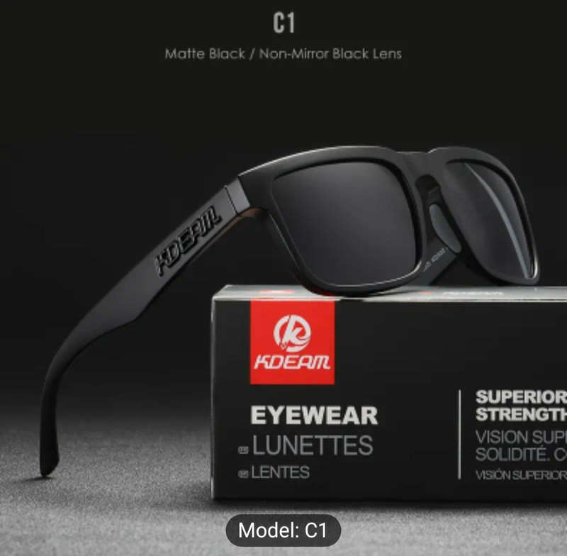 KDEAM Square Polarized Sunglasses