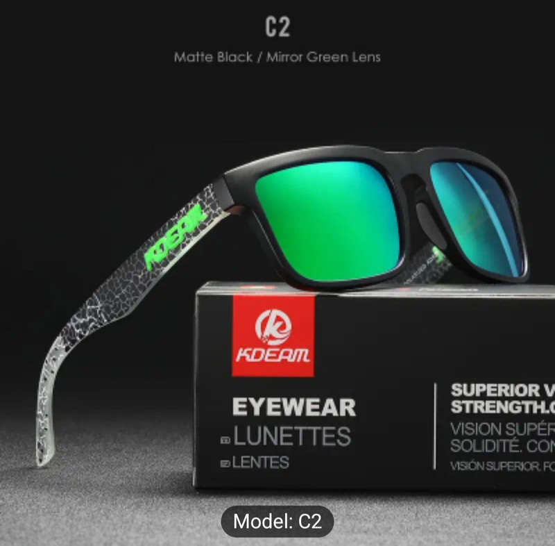 KDEAM Square Polarized Sunglasses