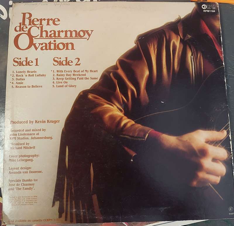 Pierre de Charmoy- Ovation (G/VG)