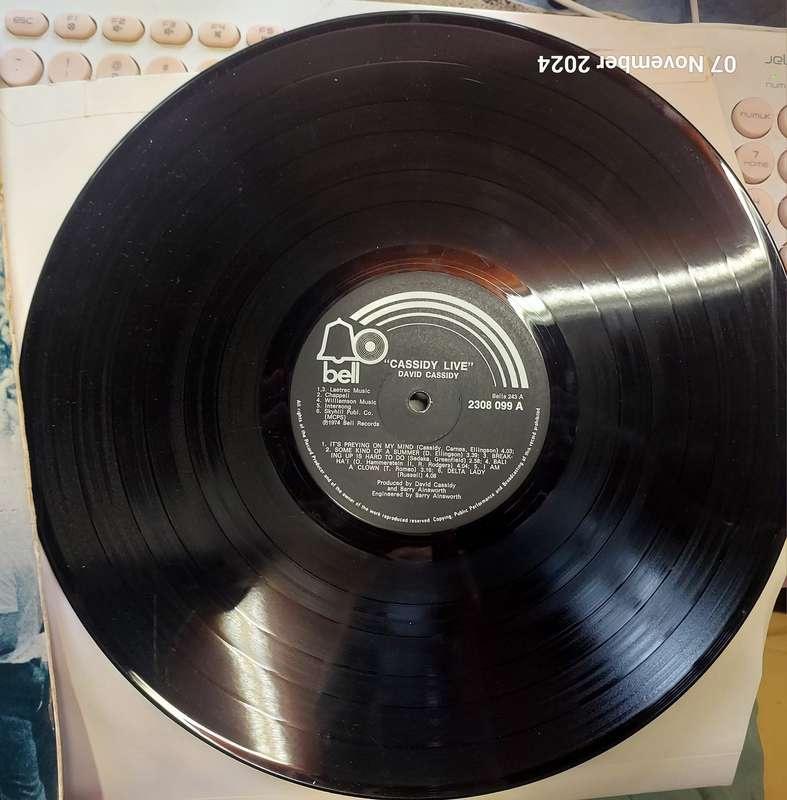 David Cassidy - Cassidy Live - vinyl