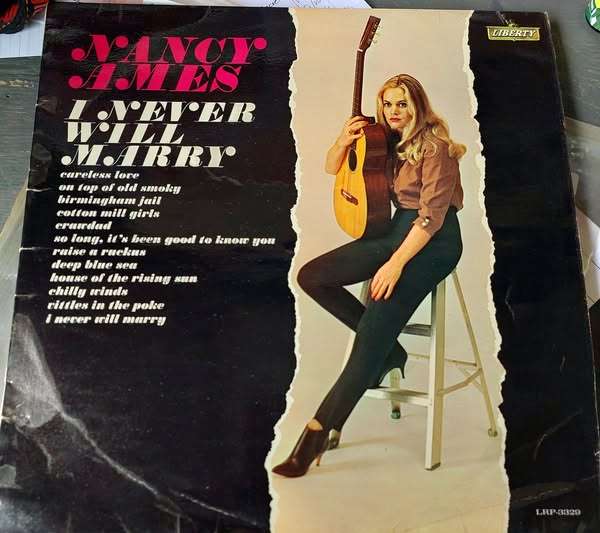 Nancy Ames - I never will marry (G/VG)
