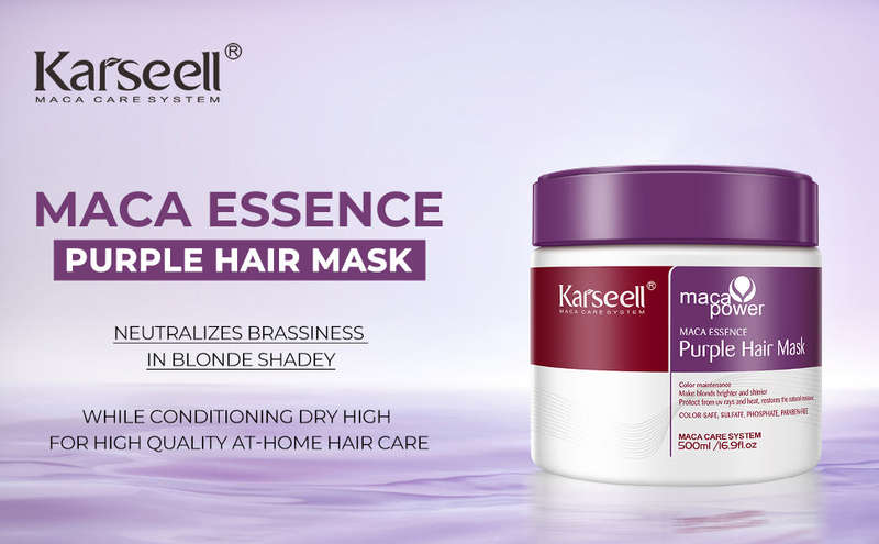 Karseell Maca Essence Purple Hair Mask 500ml
