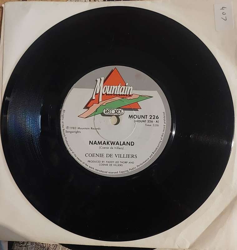 Coenie de Villiers - Namakwaland 7" (VG)