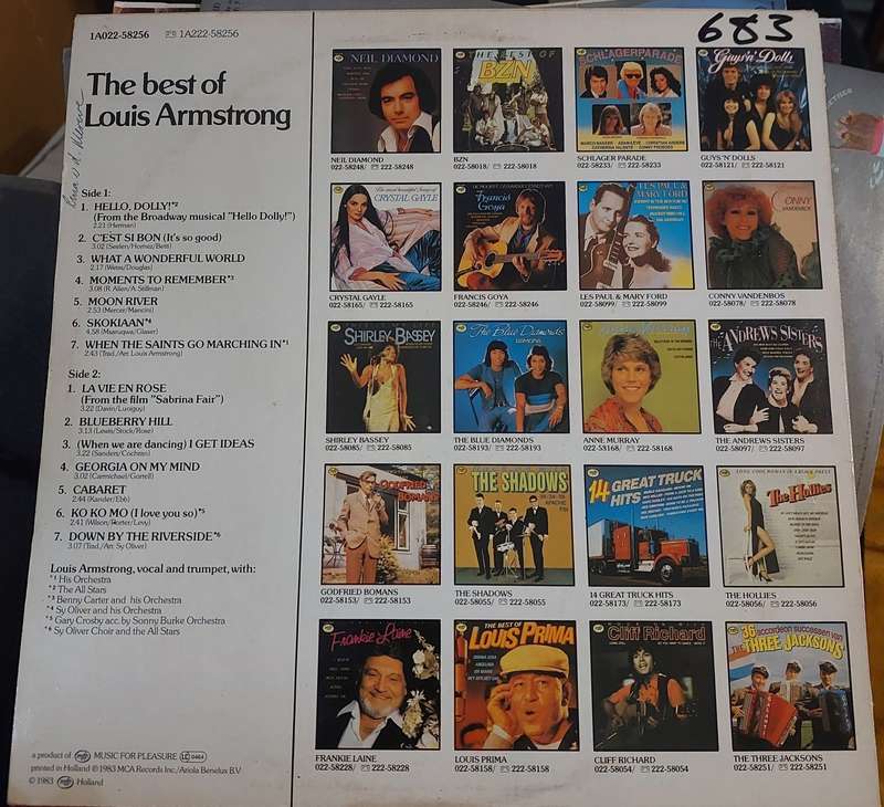 The best of Louis Armstrong (G/VG)