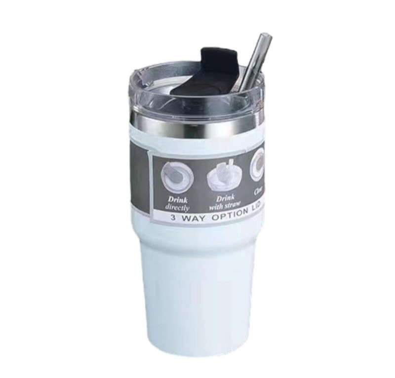 Tumbler Stainless Steel 600ml White