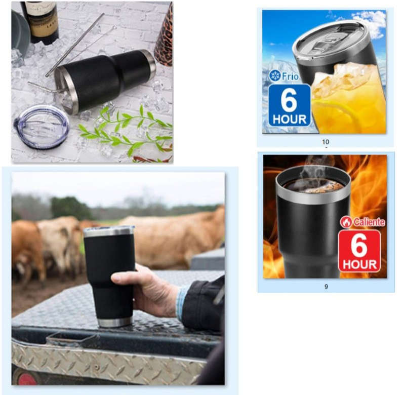 Tumbler Stainless Steel 850ml Black