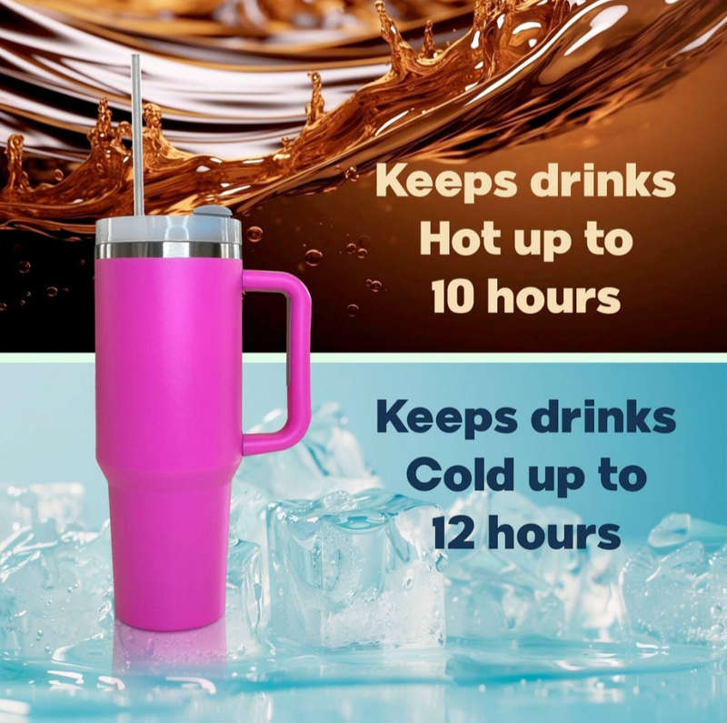 Tumbler Stainless Steel Barbie Pink 1.2L