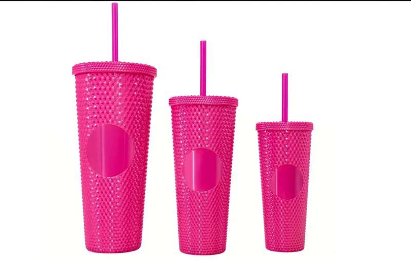 Diamond Studded 3Pc Tumbler Set