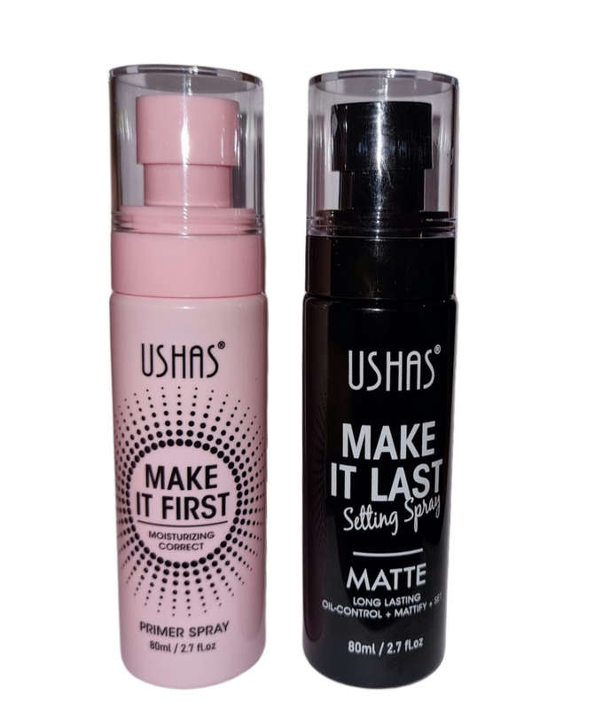 Ushas Make Up Prime and Matr Finish Setting Spray
