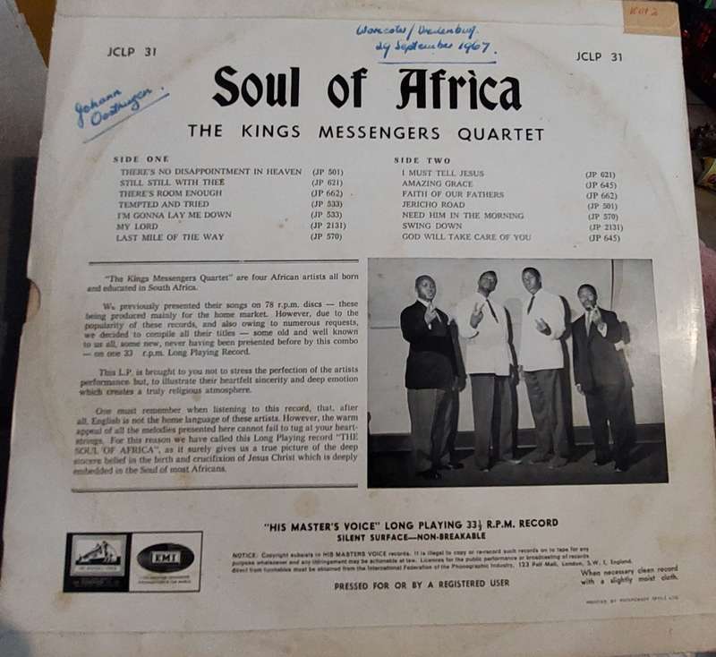 Soul of Africa with the Kings Messengers (VG/VG)