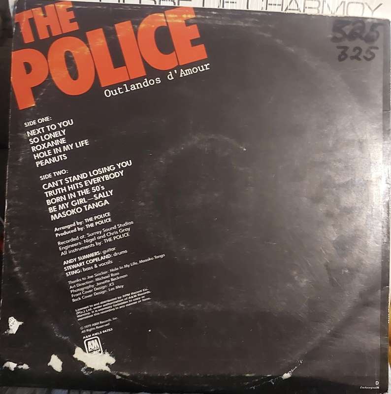 The Police - Outlandos d'Amour (G/VG)
