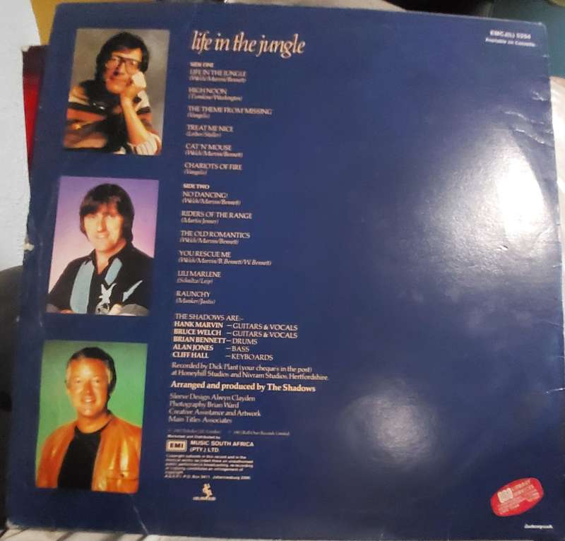 The Shadows - Life in the jungle (VG/VG)