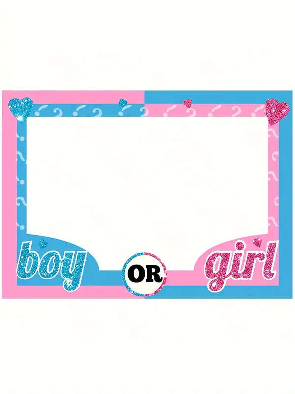 Gender Reveal Photo Booth Props