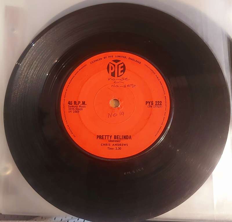 Chris Andrews - Pretty Belinda (VG)