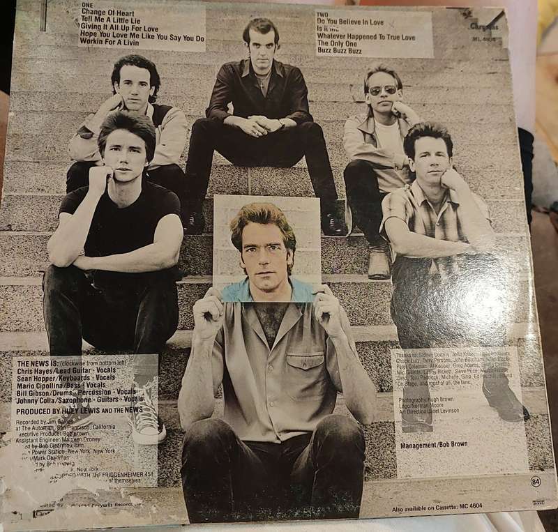 Huey Lewis - And the news picture This (G/VG)