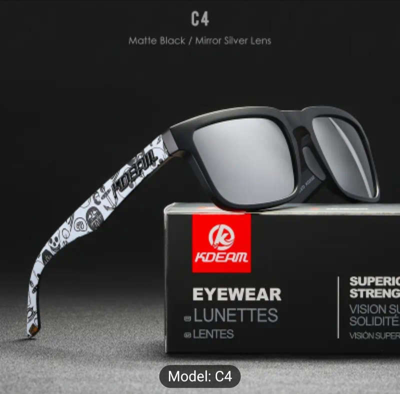 KDEAM Square Polarized Sunglasses