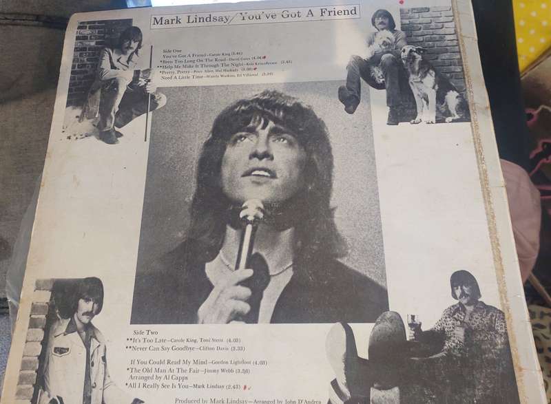 Mark Lindsay- You've got a friend (G/VG)