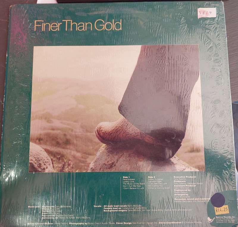 Barry McGuire- Finer Than Gold (VG+/VG)