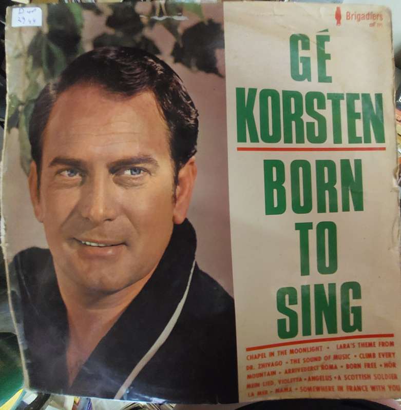 Ge Korsten - Born to Sing (G/ VG) - Vinyl