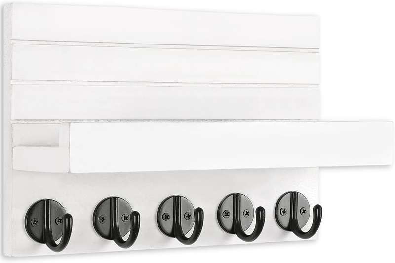 Wall mounted Key holder with metal hooks