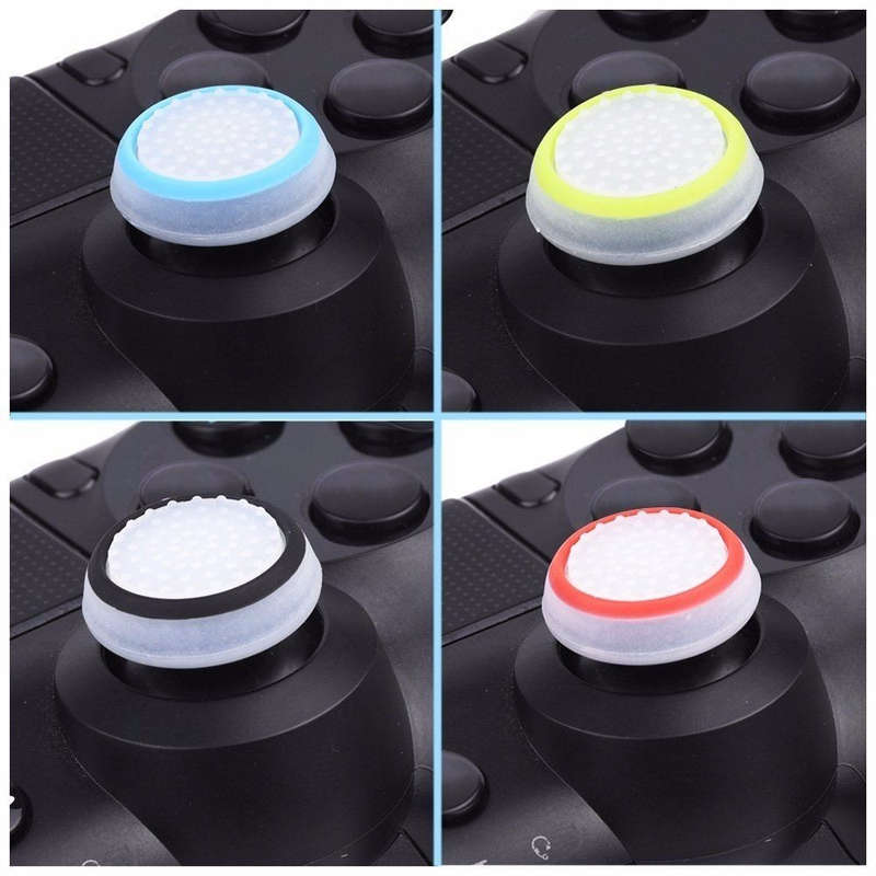 8 Pairs Silicone Thumb Grips Cover Caps For Controller Joystick- Universal