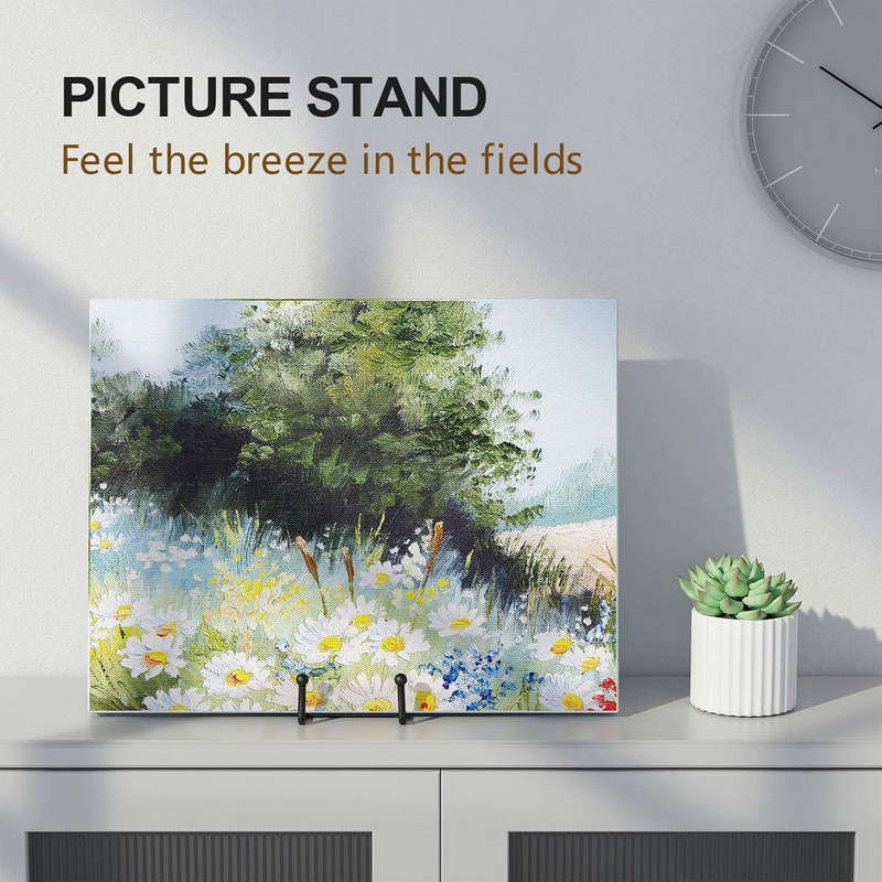 2 Pack Decorative Plate Display Stand For Cook Book Photo Easel -Metal