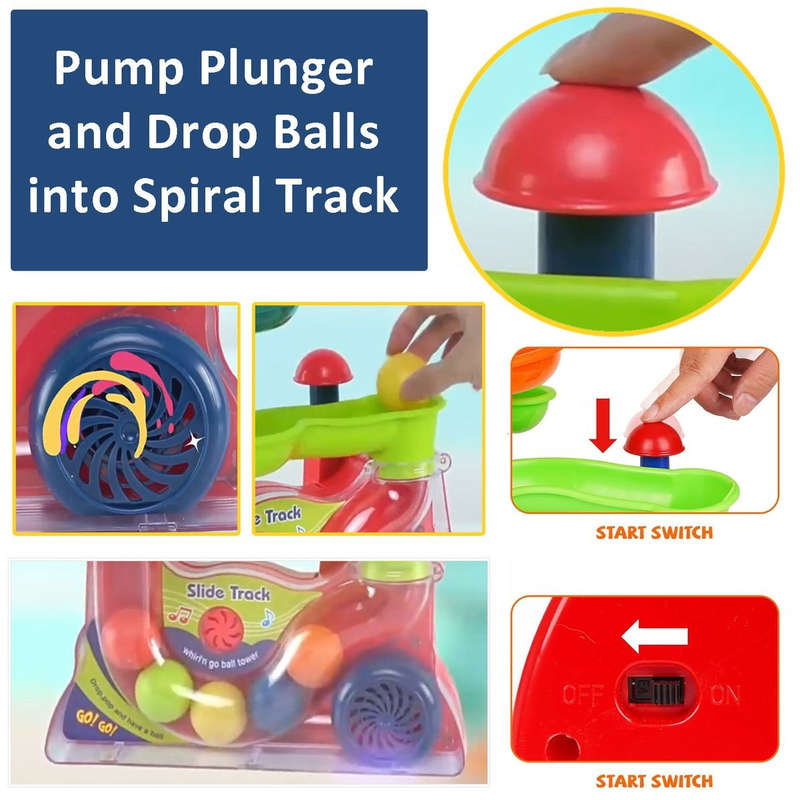 Busy Ball Popper Musical Montessori Educational Toy For Baby & Toddler