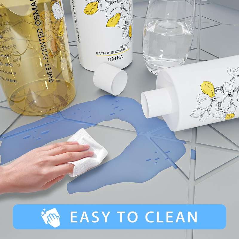 Silicone Waterproof Under Sink Mat Drip Tray - 86x56cm - Cabinet Liner