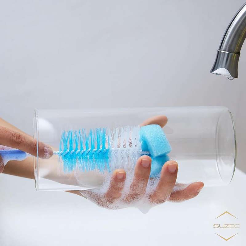 8 Pack Bottle Cleaner Brush Set For Decanter Baby Bottle Tumbler Cup Lid