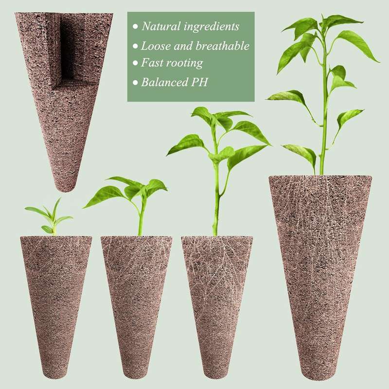 48-Piece Hydroponic Seed Pod Kit | Grow Sponges, Baskets & Domes |