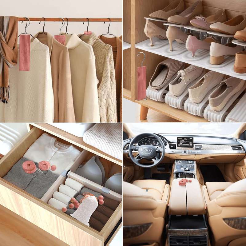 41 Pack Cedar Wood Blocks For Closet Clothes Drawers Balls Scented Sachet