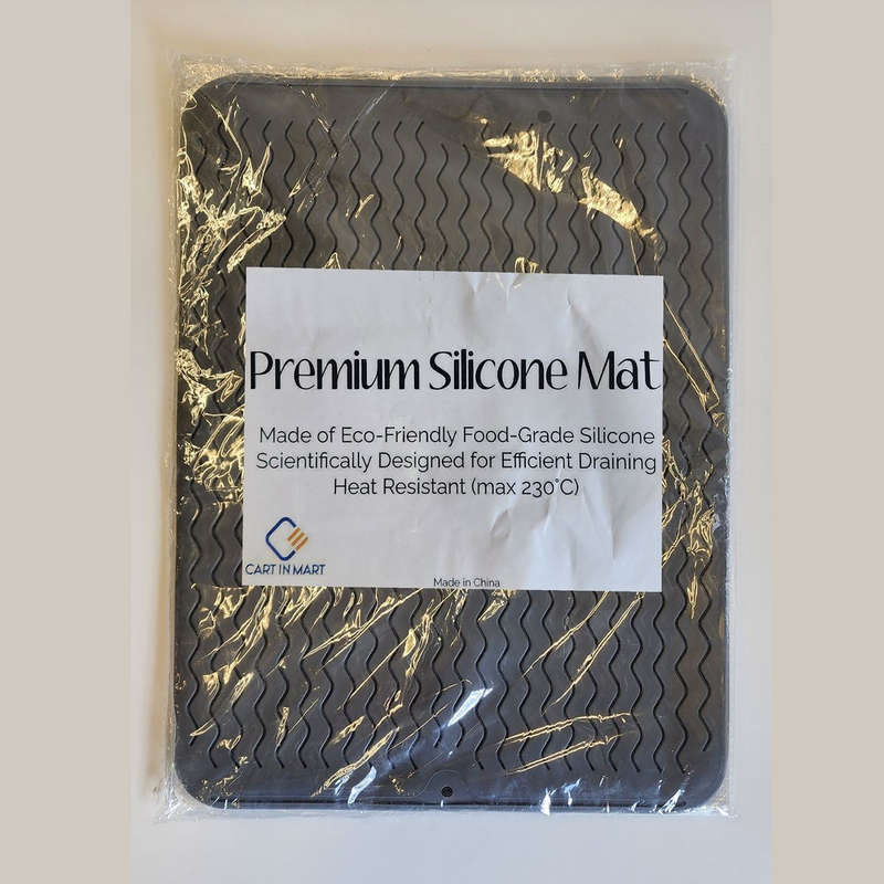 2 Pack Silicone Dish Drying Mat- Heat Resistant Multipurpose Liner-30x40cm
