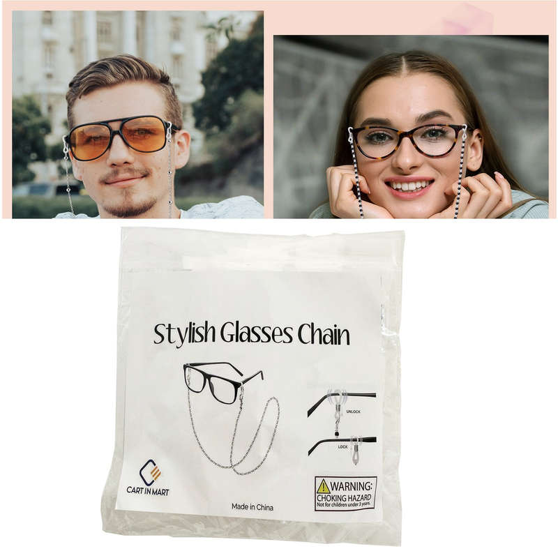 4 Piece Eyeglass Chains For Women Glasses Neck String Holder Cord Lanyard