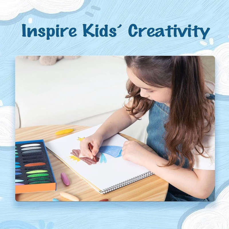 Kids' Peanut Washable Non-Toxic Baby Coloring Crayons - 12 Pack