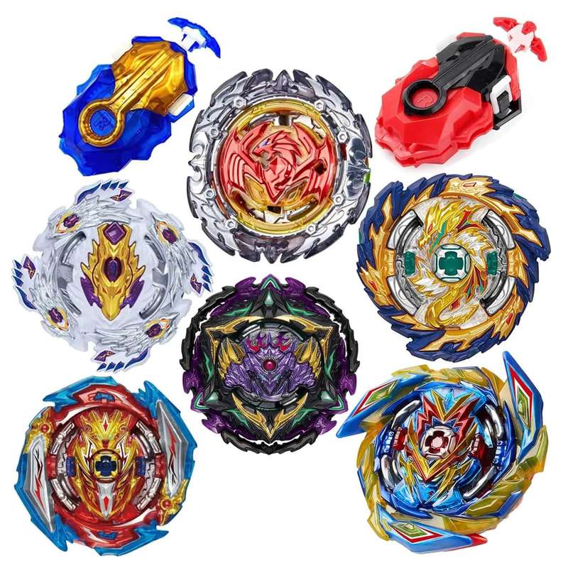 8 Piece Battle Bey Top Gyro Spinning Toy Set