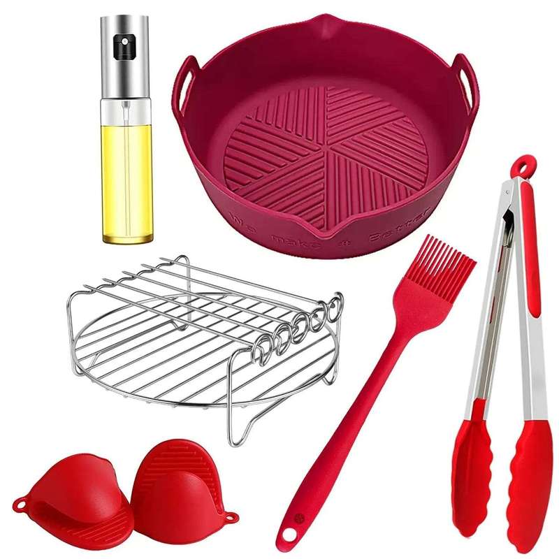 12 Pcs Silicone AirFryer Accessories & Pot Liner