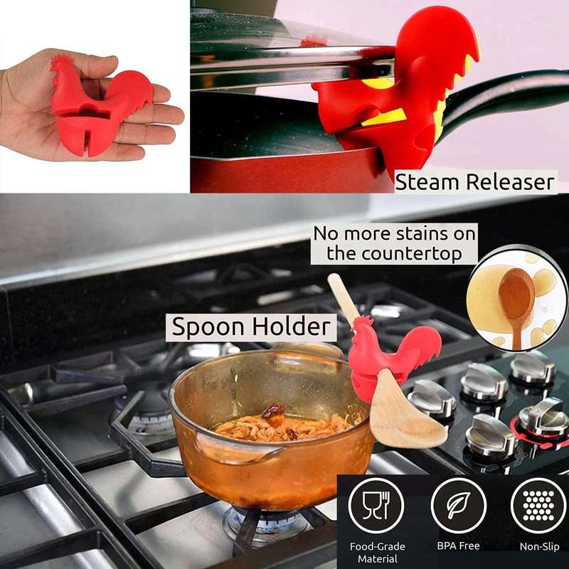 6 Pcs Silicone Kitchenware Accessories Set