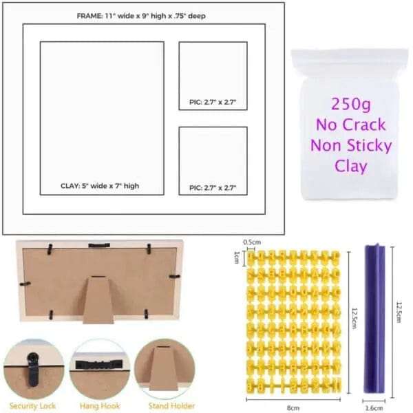 Baby Handprint Footprint Kit & Mom Jewelry