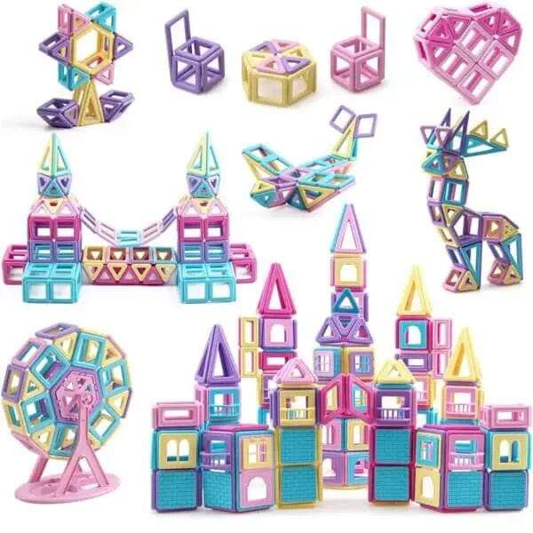 103 Piece Strong Magnetic Building Block Tiles